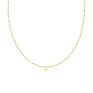 Dainty Gold Charm Necklace – Tini | The Bond Society