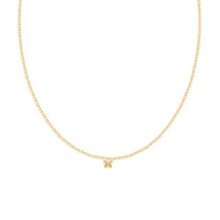 Dainty Gold Charm Necklace – Tini | The Bond Society