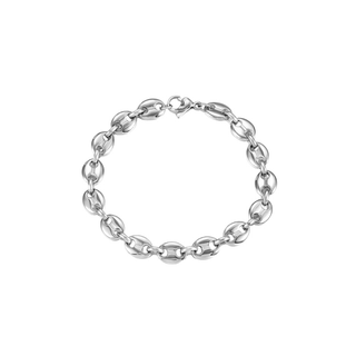 Bean Chain Bracelet in 18k gold plated white – Baby Bond by The Bond Society