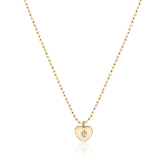 fine jewelry. gold necklace. heart pendant. diamond necklace. 14k gold necklace. valentines day gift