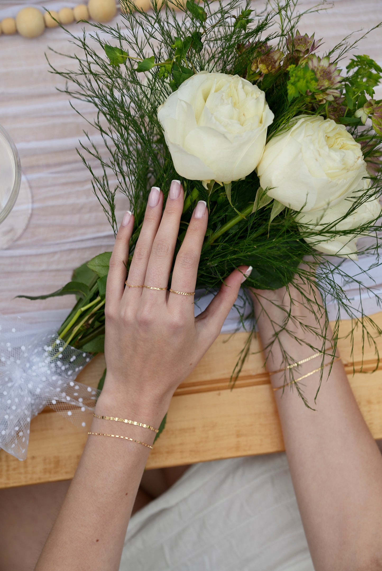 hudson ring. permanent ring gold ring. fine jewelry. 14k gold ring. dainty ring. delicate jewelry. chain ring