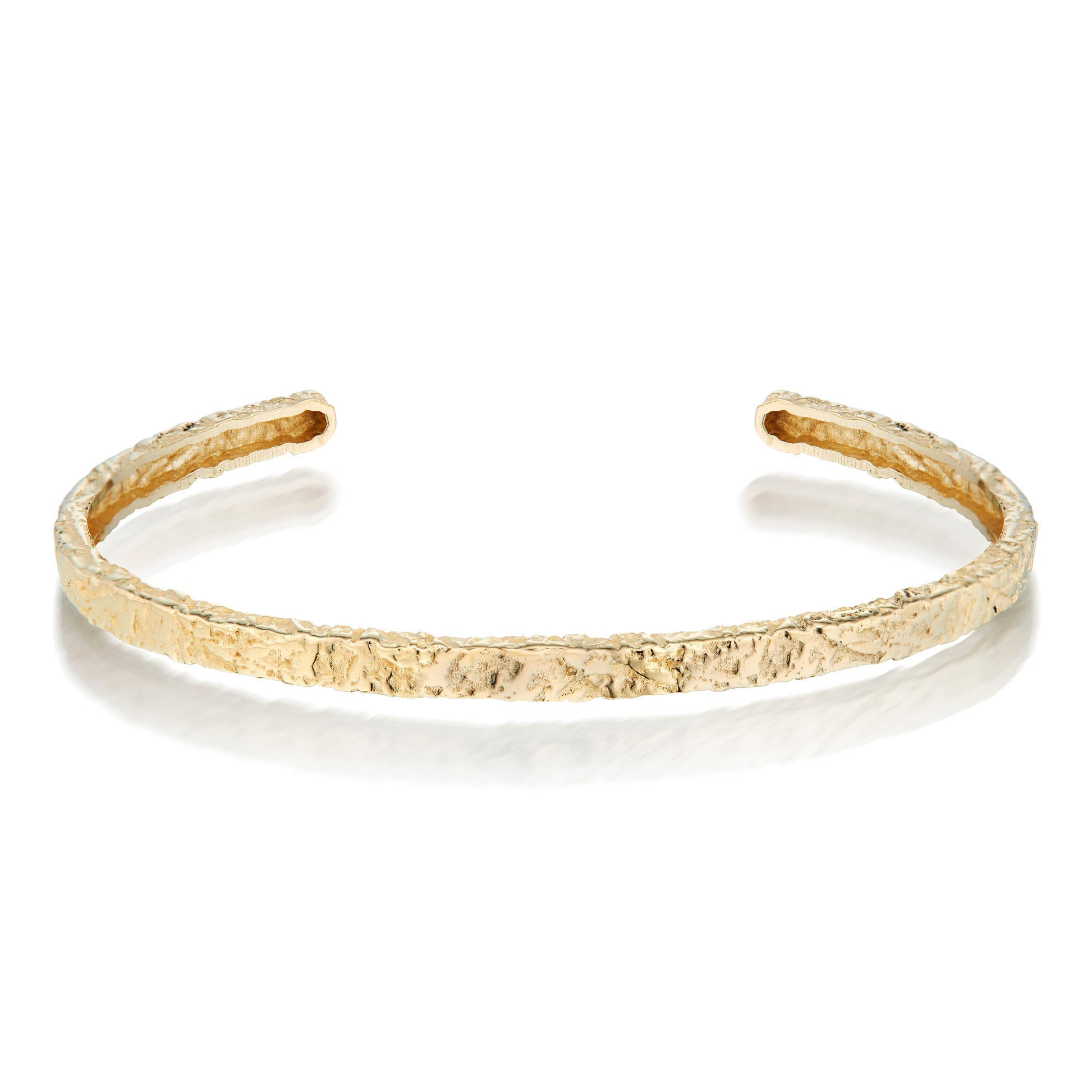 gold bracelet. gold cuff. foiled finish