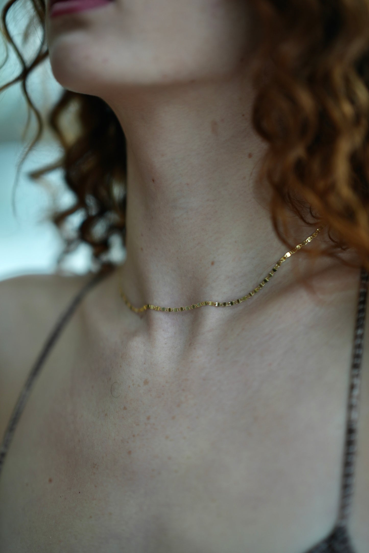 dalia necklace. gold necklace. fine jewelry. 14k gold necklace. dainty necklace. delicate jewelry.