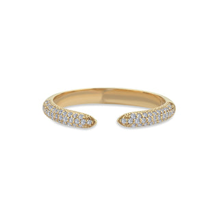 Cuff Pavé Diamond Ring