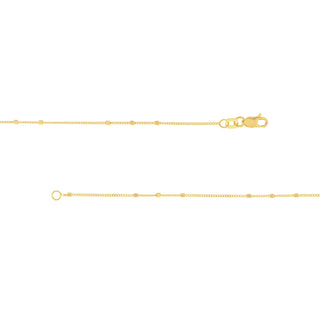 Triple Satellite Chain Anklet