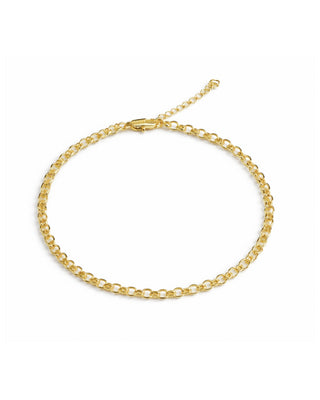 Rolo Chain Bracelet in 18k gold plated yellow – Baby Bond by The Bond Society