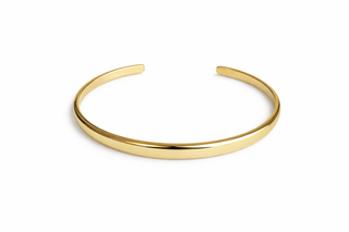 Silhouette Cuff bracelet in 18k gold plated yellow – Baby Bond by The Bond Society