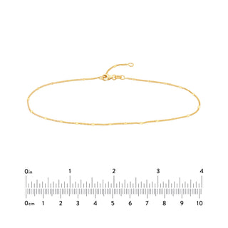 Petite Curb Chain Anklet