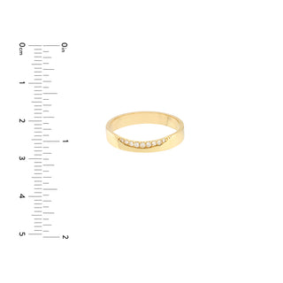 Curved Diamond Band