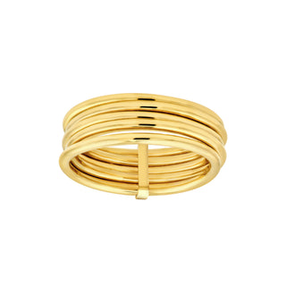 Layered Tube Ring
