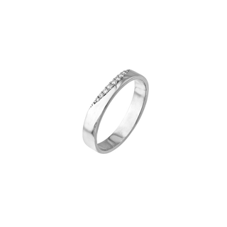 Curved Diamond Band