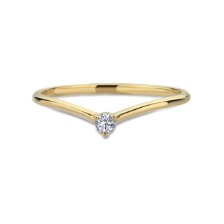 Diamond Chevron Ring